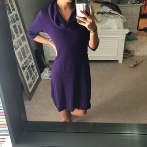 TURTLE NECK SWEATER DRESS